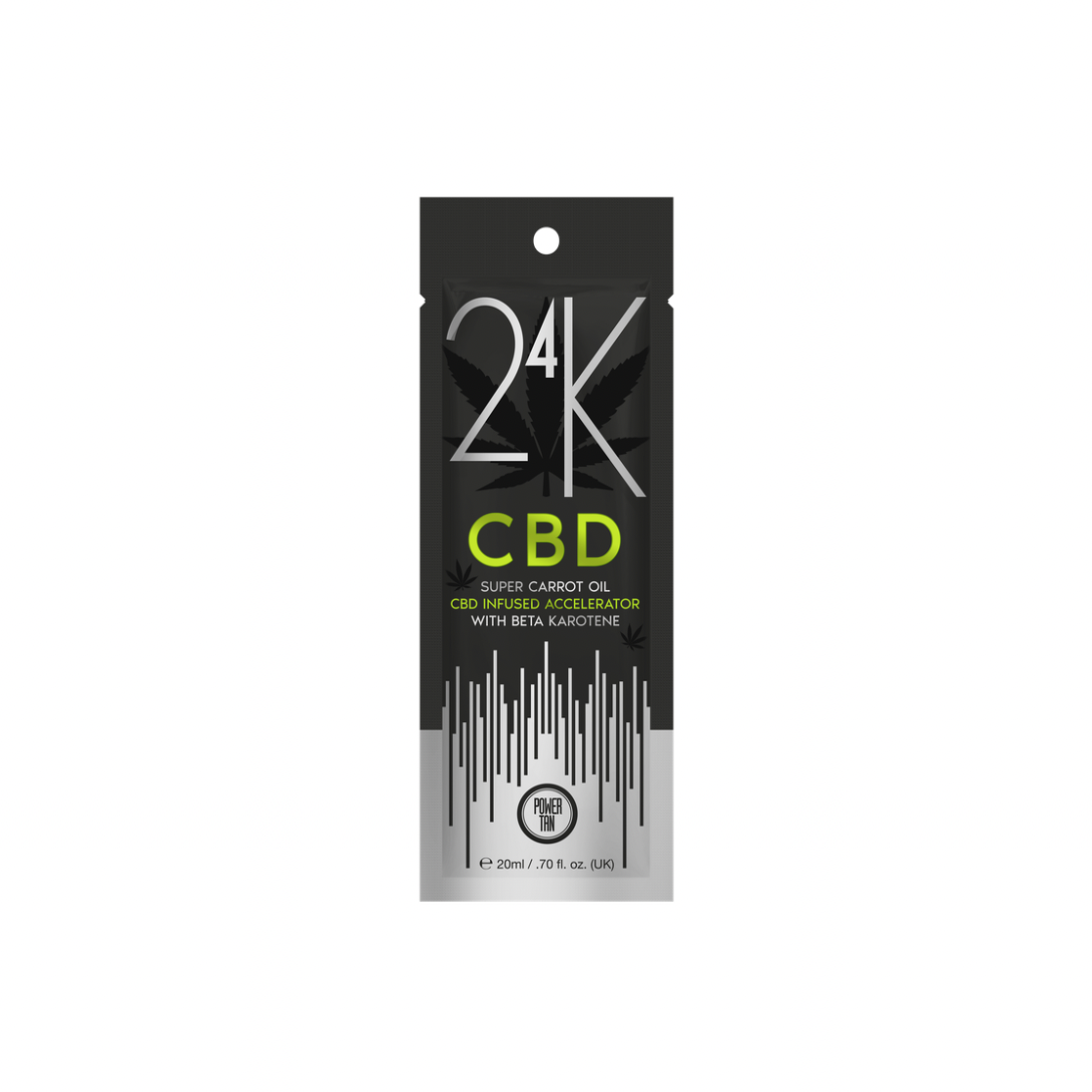 24k CBD Tanning Lotion Sachet 15ml