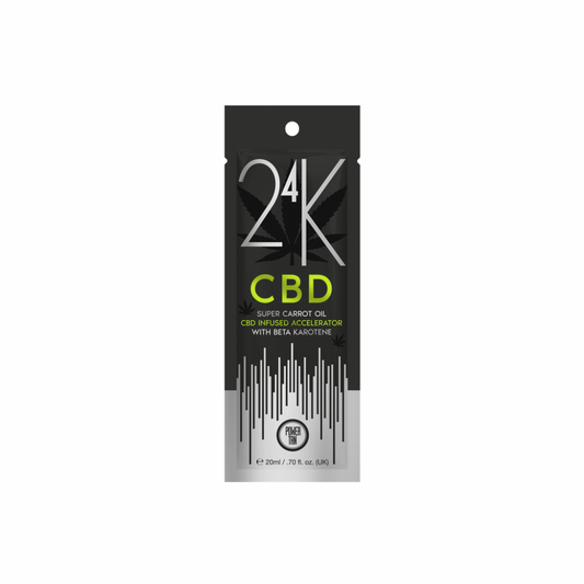 24k CBD Tanning Lotion Sachet 15ml